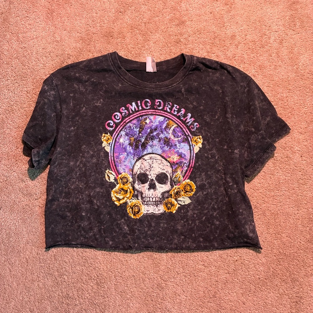 No Boundaries Black Cosmic Dreams Tee